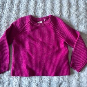 Barbour Fuchsia Crew Neck Sweater